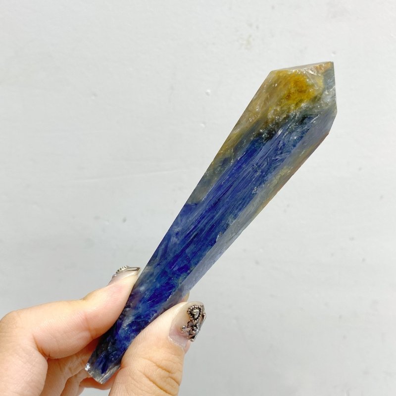 22 Pieces Blue Kyanite Mixed Quartz Magic Scepter Wand Closeout -Wholesale Crystals