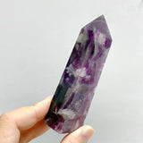 22 Pieces Feather Fluorite Four - sided Point - Wholesale Crystals