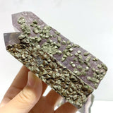 22 Pieces Fluorite Mixed Pyrite Calcite Slabs - Wholesale Crystals