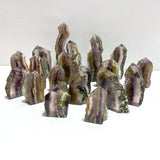 22 Pieces Fluorite Mixed Pyrite Calcite Slabs - Wholesale Crystals