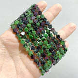 22 Types Flower Shape Bracelets Wholesale Green Aventurine Amazonite Moss Agate -Wholesale Crystals