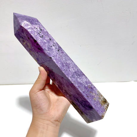 Unique 28.5CM Charoite Tower Point