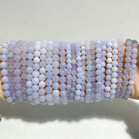 23 Pieces Blue Chalcedony Bracelets -Wholesale Crystals