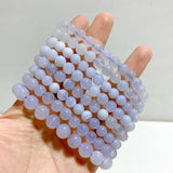 23 Pieces Blue Chalcedony Bracelets -Wholesale Crystals
