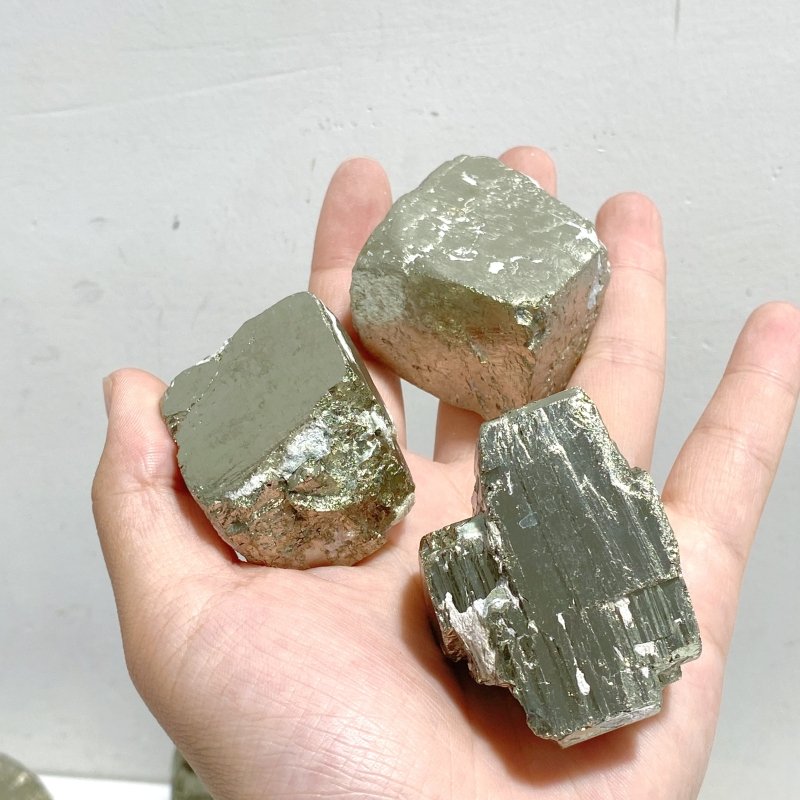 23 Pieces Raw Pyrite Specimen For Collection -Wholesale Crystals
