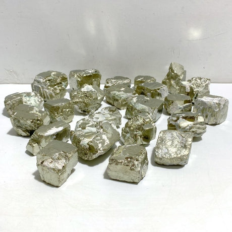 23 Pieces Raw Pyrite Specimen For Collection -Wholesale Crystals