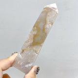 23 Pieces Sakura Flower Agate Four-Sided Tower Points -Wholesale Crystals