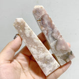 23 Pieces Sakura Flower Agate Four-Sided Tower Points -Wholesale Crystals