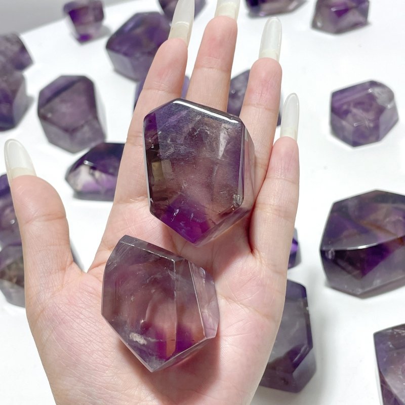 24 Pieces God's Fingerprint Ametrine Free Form - Wholesale Crystals