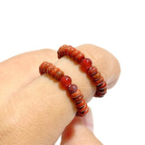 24 Types Crystal Beaded Rings Wholesale Moss Agate Chevron Amethyst Red Jasper -Wholesale Crystals