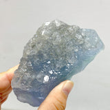 25 Pieces Raw Blue Fluorite Mixed Calcite Specimen - Wholesale Crystals