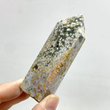 26 Pieces Beautiful Vein Ocean Jasper Four - sided Tower Points - Wholesale Crystals