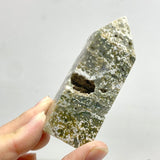 26 Pieces Beautiful Vein Ocean Jasper Four - sided Tower Points - Wholesale Crystals