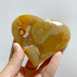 26 Pieces Geode Druzy Agate Heart -Wholesale Crystals
