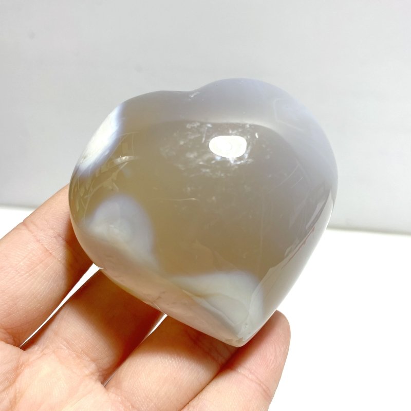 27 Pieces Black Orca Agate Heart 3 - Wholesale Crystals