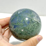 27 Pieces Moss Agate Spheres Ball - Wholesale Crystals