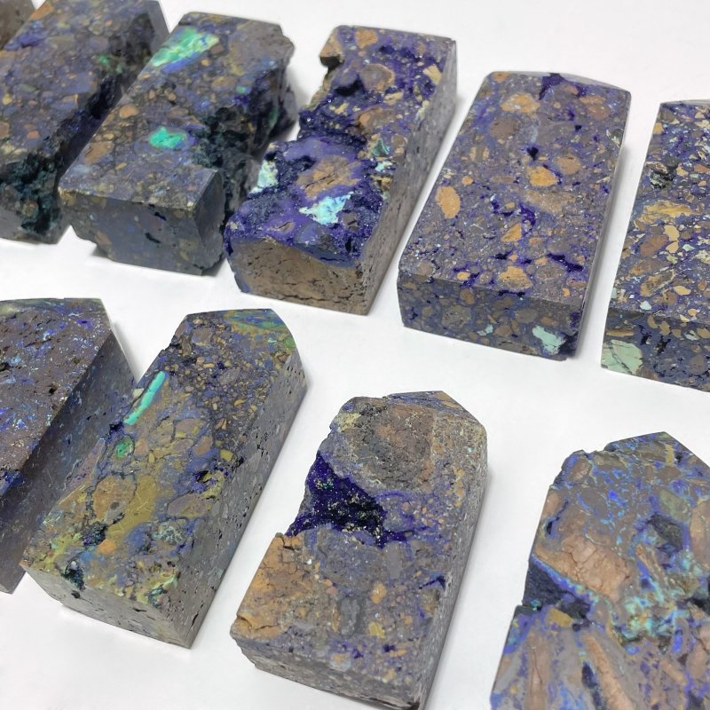 28 Pieces Azurite Malachite Tower - Wholesale Crystals