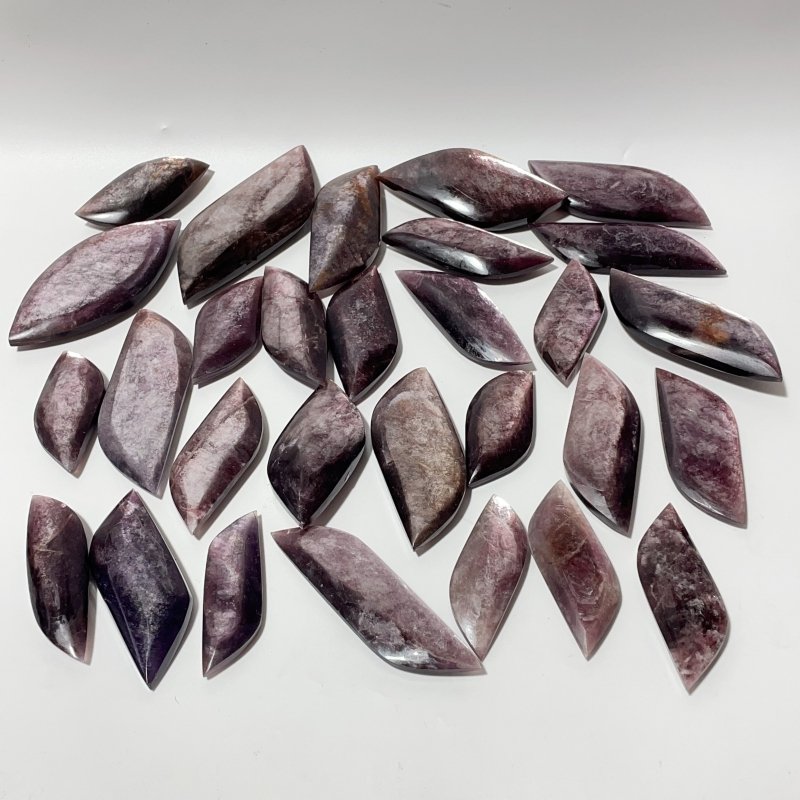 29 Pieces High Quality Purple Flash Lepidolite Leaf -Wholesale Crystals