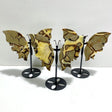 3 Pairs Septarium Butterfly Wing Carving With Stand 4 - Wholesale Crystals