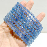 3 Pieces Aquamarine 3-Loop Bracelet For DIY -Wholesale Crystals