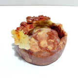 3 Pieces Beautiful Colorful Jasper Bowl Hand Carving Home Decor - Wholesale Crystals