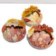 3 Pieces Beautiful Colorful Jasper Bowl Hand Carving Home Decor - Wholesale Crystals