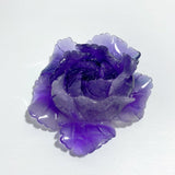 3 Pieces Beautiful Purple Fluorite Flower Carving 5 - Wholesale Crystals