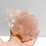 3 Pieces Beautiful Rose Quartz Flower Carving With Stand -Wholesale Crystals