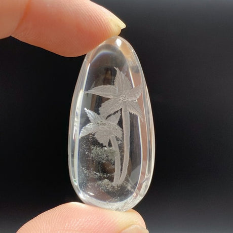 3 Pieces Beautiful Tree Garden Quartz Inner Scene Carving -Wholesale Crystals