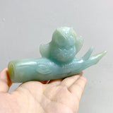 3 Pieces Caribbean Calcite Owl Carving -Wholesale Crystals
