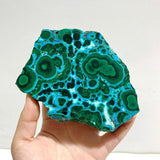 3 Pieces High Quality Beautiful Chrysocolla Mixed Malachite Slab Specimen 10 - Wholesale Crystals
