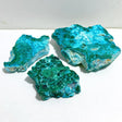 3 Pieces High Quality Chrysocolla Mixed Malachite Slab Specimen 14 - Wholesale Crystals