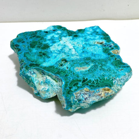 3 Pieces High Quality Chrysocolla Mixed Malachite Slab Specimen 14 - Wholesale Crystals