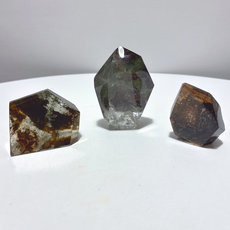 3 Pieces High Quality Garden Quartz Free Form Wholesale - Wholesale Crystals