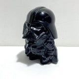 3 Pieces Large Black Obsidian Darth Vader Carving (Defects) -Wholesale Crystals