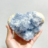 3 Pieces Large Blue Celestite Cluster Home Decor -Wholesale Crystals