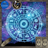 3 Zodiac Starry Sky Tarot Tablecloth - Wholesale Crystals