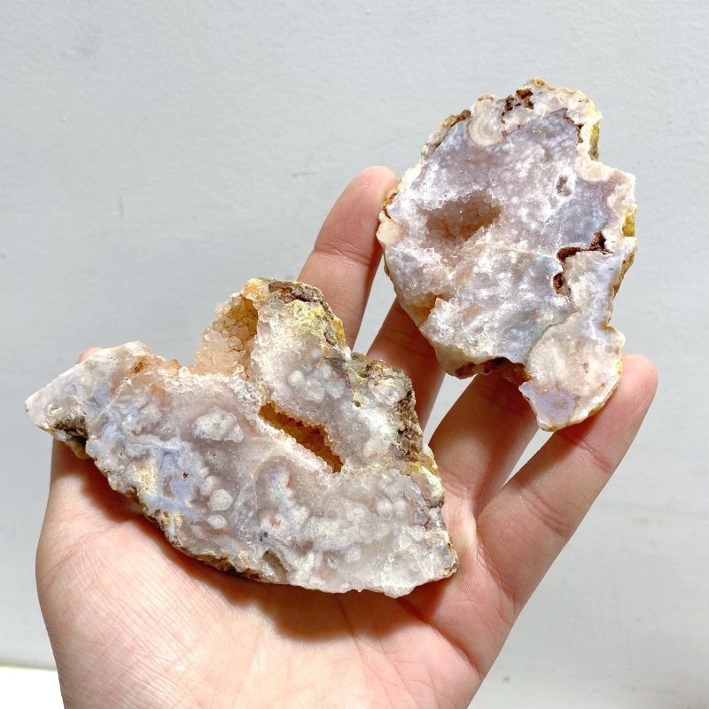 33 Pieces Sakura Flower Agate Slab - Wholesale Crystals