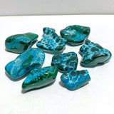 8 Pieces High Quality Polished Chrysocolla Mixed Malachite Home Decor #3