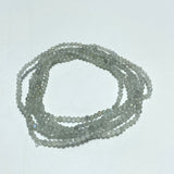 3MM Multi-Faceted Crystal Flash Bead Bracelets Necklace Wholesale Labradorite Sunstone Aquamarine