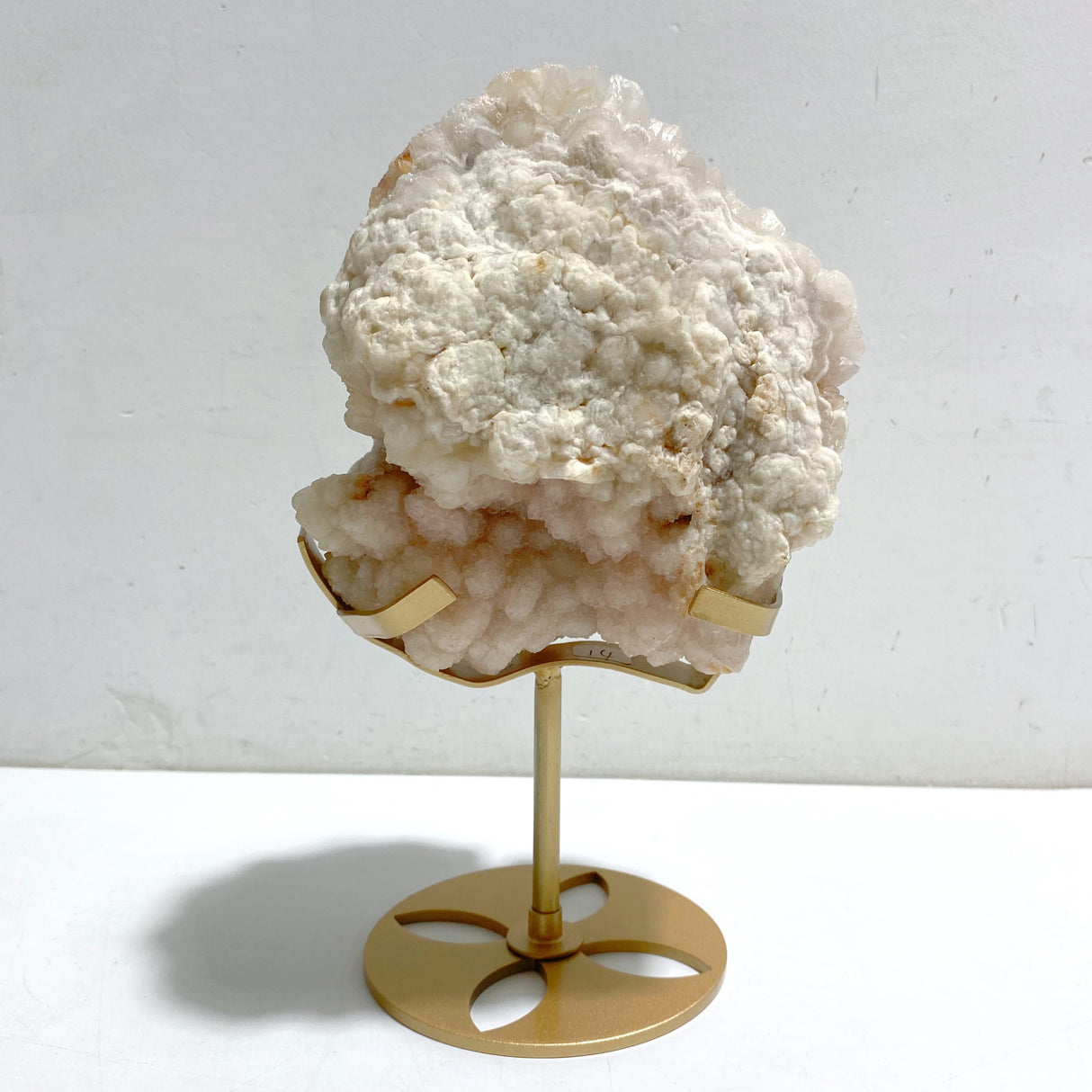 Large Raw Stilbite Specimen With Stand