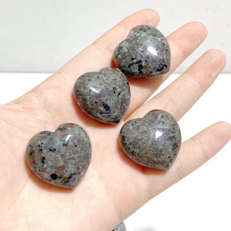 3CM Yooperlite Heart Wholesale - Wholesale Crystals