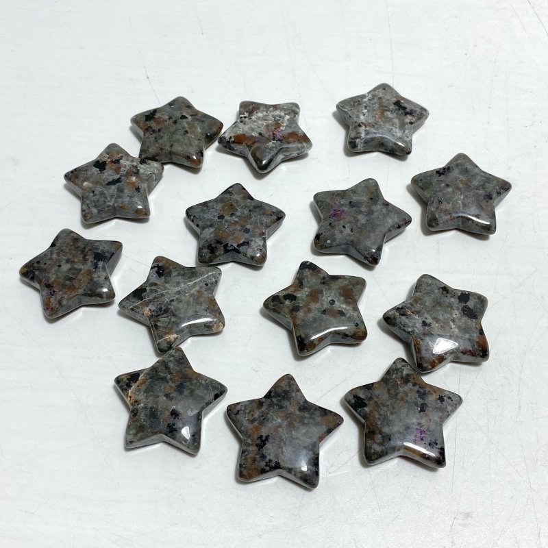 3CM Yooperlite Star Wholesale(UV - Reactive) - Wholesale Crystals