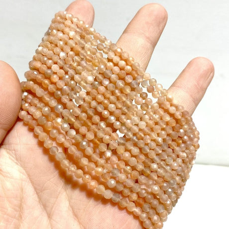 3MM Multi - Faceted mini Bead Bracelets Wholesale Topaz Ruby Sunstone - Wholesale Crystals
