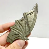 4 Pairs Pyrite Bat Wing Carving With Stand - Wholesale Crystals
