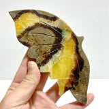 4 Pairs Septarium Butterfly Wing Carving With Stand 2 - Wholesale Crystals