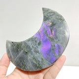 4 Pieces Beautiful Large Labradorite Moon Carving With Stand -Wholesale Crystals