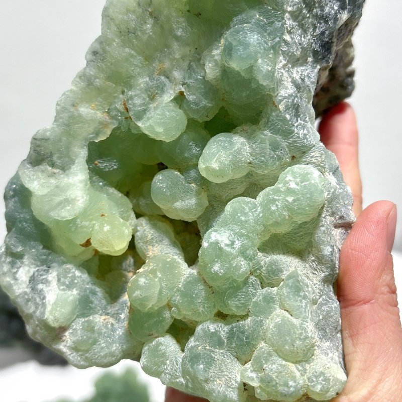 4 Pieces Beautiful Large Prehnite Stone Specimen - Wholesale Crystals