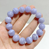 4 Pieces High Grade Blue Lace Agate Bracelet -Wholesale Crystals