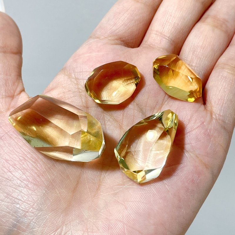 4 Pieces High Quality Natural Citrine Gem Grade Free Form - Wholesale Crystals